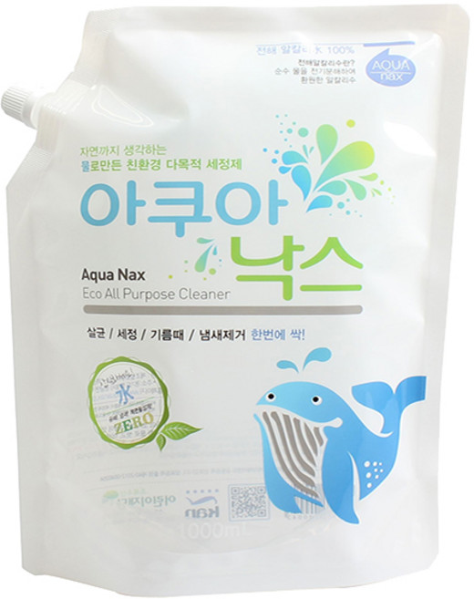 아쿠아낙스 다목적 세정제 리필형, 1L, 2개