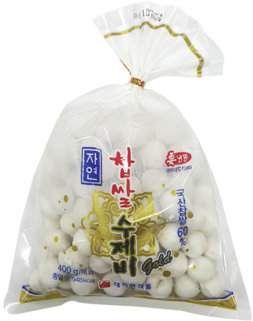 대자연식품 찹쌀수제비(새알), 400g, 1개
