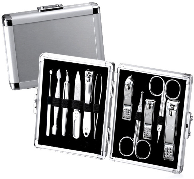 777 손톱깍이세트(TS-16000VC)+고급손톱깍기세트, 실버, 11PCS, 1개