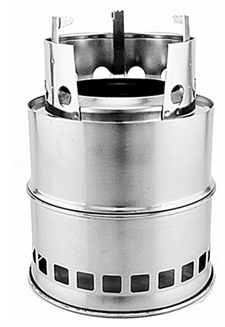 강력추천 초경량 3단 우드스토브 미니화로 장작난로 미니난로 화로대 캠핑스토브 캠핑화로대 캠핑난로 캠핑버너 숯불 미니스토브 초미니화로대 고체연료 생존용품 차박용품 화로 불피우기 숯불만들기, 1개