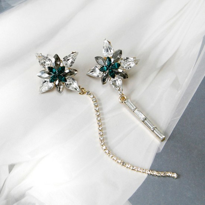 바이진주리본 시크릿바람꽃E 여성패션귀걸이