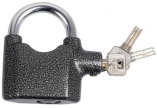 브라보 초강력 최고120데시벨 도난방지경보기 알람자물쇠, 1개