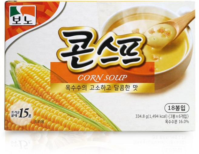 보노 콘스프 18봉, 334.8g, 1개