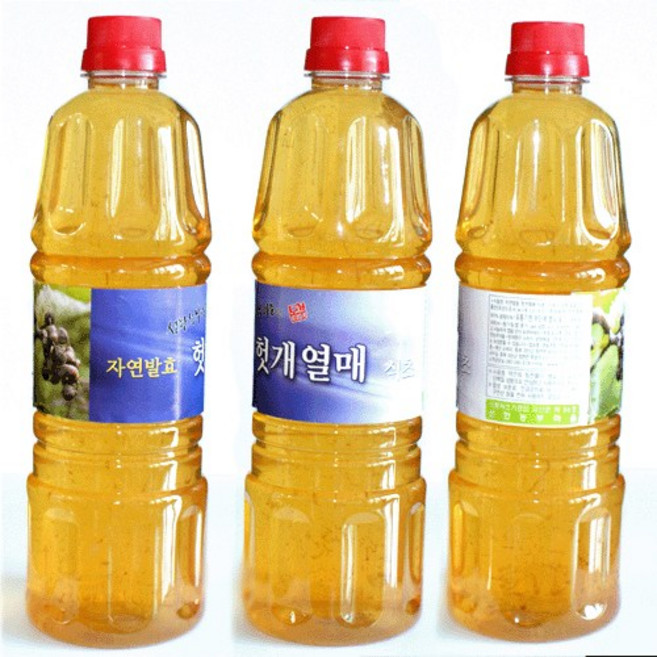 농부마을 자연발효 헛개열매 식초, 3개, 900ml