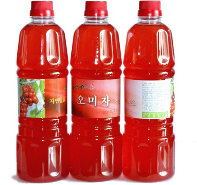 농부마을 천연발효 마시는 오미자 생 식초, 3개, 900ml