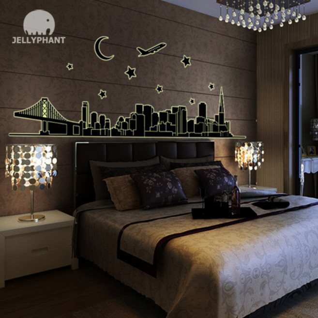 젤리펀트 야광으로 꾸미기 포인트스티커, 굿나잇시티