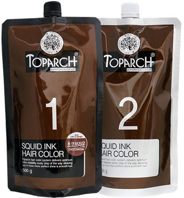 토파 스퀴드 잉크 헤어컬러, 블랙, 1개