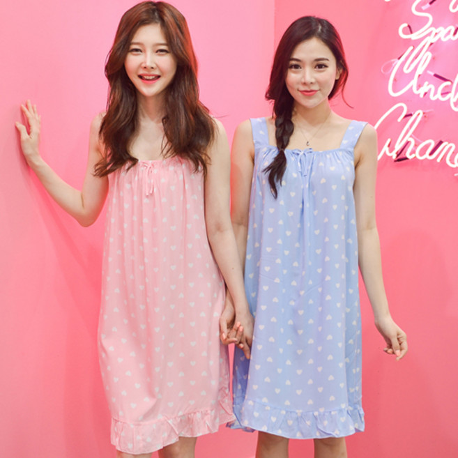 코코드림 바람난하트 원피스잠옷 이지웨어