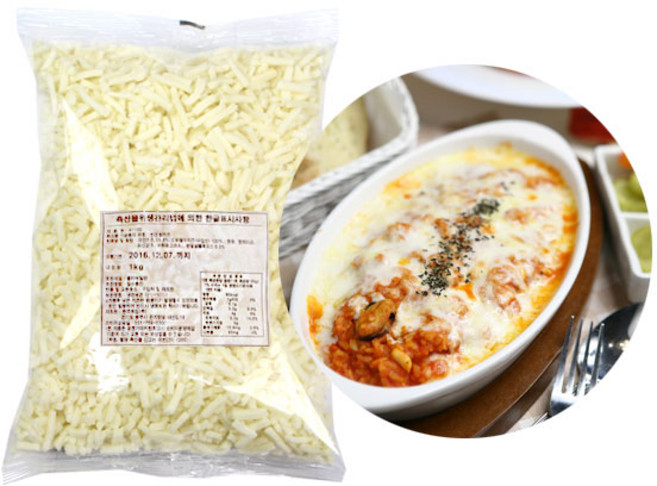 건국우유 모짜렐라 피자치즈 (드), 1개, 1kg