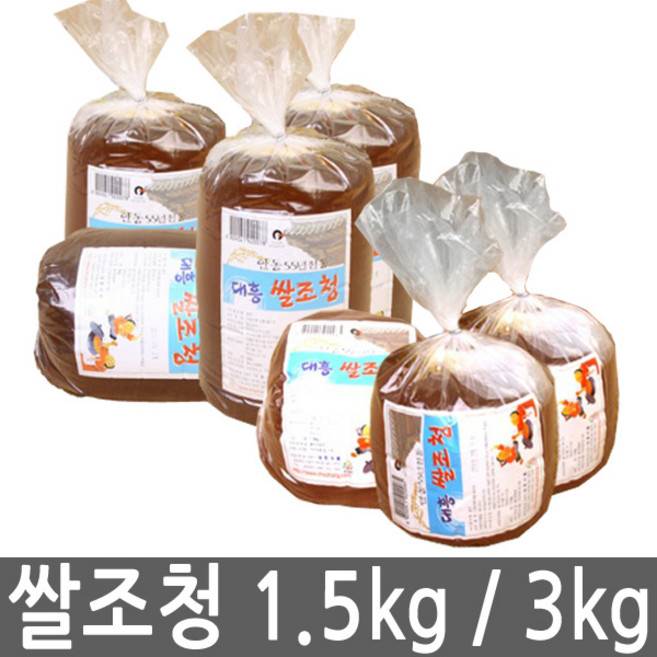대흥 쌀조청 국산조청 물엿, 1개, 1.5kg