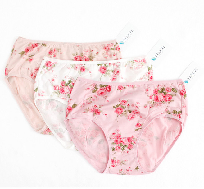 빅사이즈 [특대] 빅사이즈텐셀꽃팬티 32~46 (U176) 빅사이즈텐셀팬티