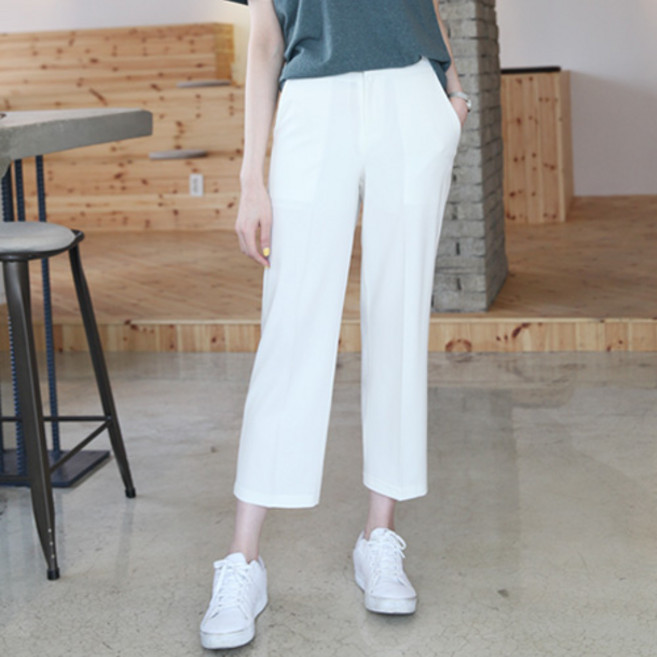 데일리앤 슬림모드 여성 일자 슬랙스