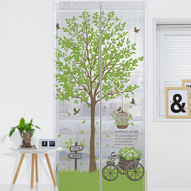 다샵 일체형 자석 프리미엄 모기장 그린향기