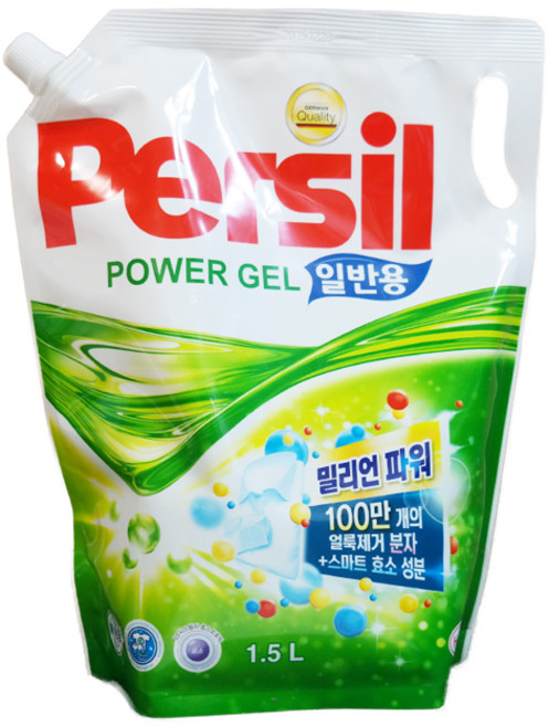 퍼실 딥클린 파워젤 일반용 액상세제 리필, 1.5L, 1개