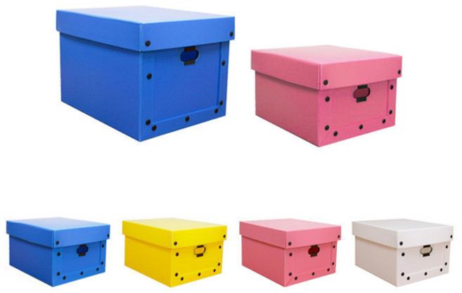 [ 세화파렛텍 ] 플라스틱 리빙박스 소형, 파랑색, 1개