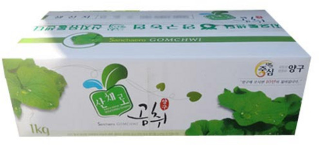 양구곰취 강원도 양구 곰취(곤달비)1kg 곰취나물 봄나물 쌈채소, 1kg