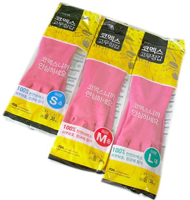 코멕스 고무장갑, 1개