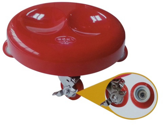 화신 화신정품 효도의자 일반형, 적색, 1개, 효도의자 최고급형(높낮이+브레이크)