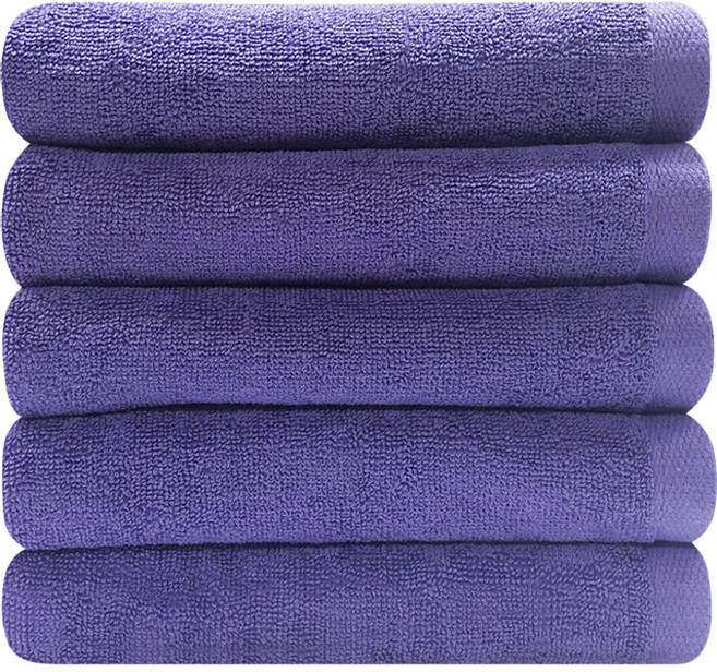 다주타올 호텔수건 150g 심플, 다크 퍼플, 5개