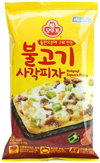 오뚜기 (냉동)오뚜기 불고기사각피자 96g, 10개