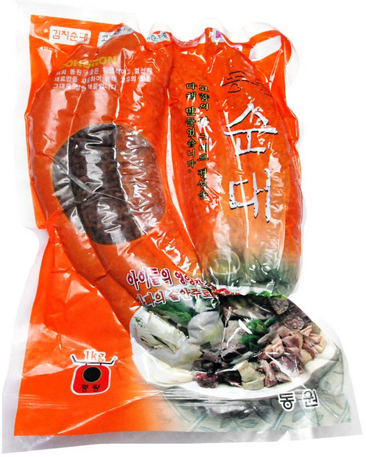 비비수산 쫀득함과 신선함이 살아있는 모둠순대 1kg, 1개