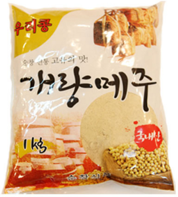 순창 국산 개량 메주가루, 1kg, 2개