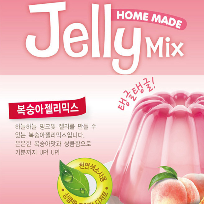 브레드가든 복숭아젤리믹스 젤리만들기, 100g, 1개