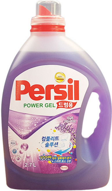 퍼실 파워젤 라벤더코튼 드럼용, 2.7L, 1개