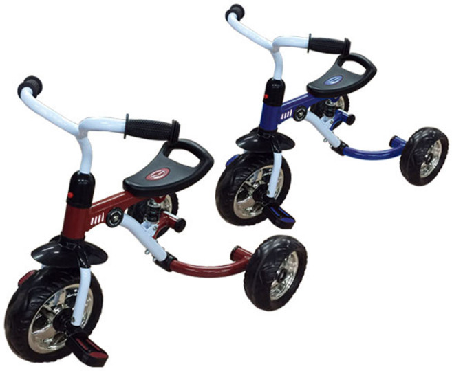 중모토이플러스 SMART TRIKE 세발자전거 유아용, 블루_철, 1개