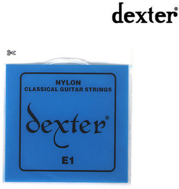 덱스터 클래식기타 낱줄 스트링 1번 낱현 028 게이지, 단품, 1개