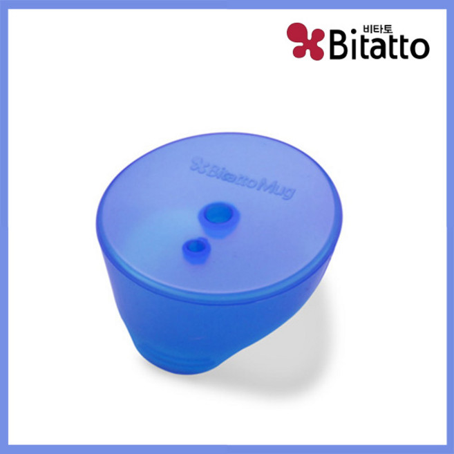 Bitatto 비타토머그 블루 유아용 빨대컵 흘림방지캡, 1개