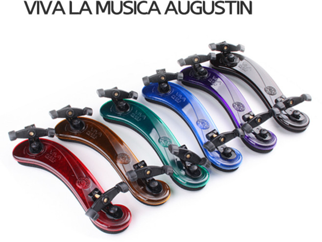 Viva La Musica Augustin VIVA Flex Shoulder Rest, 5-2. 퍼플[3/4-4/4], 1개