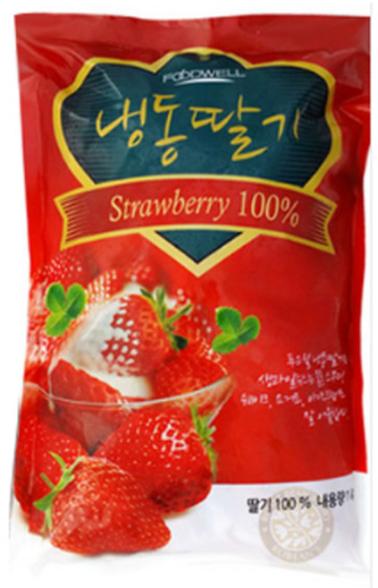 푸드웰 냉동 딸기, 1개, 1kg