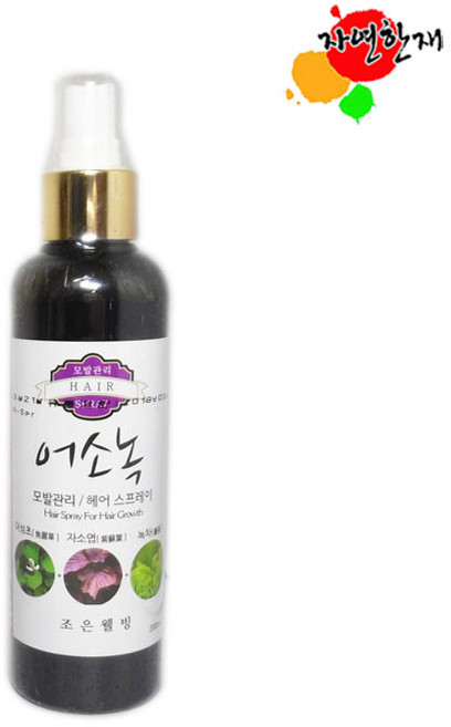 어성초 자소엽 녹차 헤어스프레이 200ml, 1개