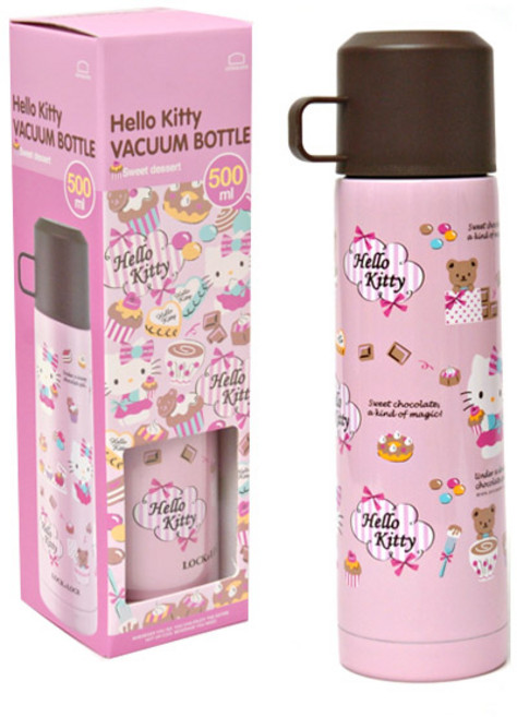 락앤락 헬로키티 컵보온병, 혼합색상, 500ml