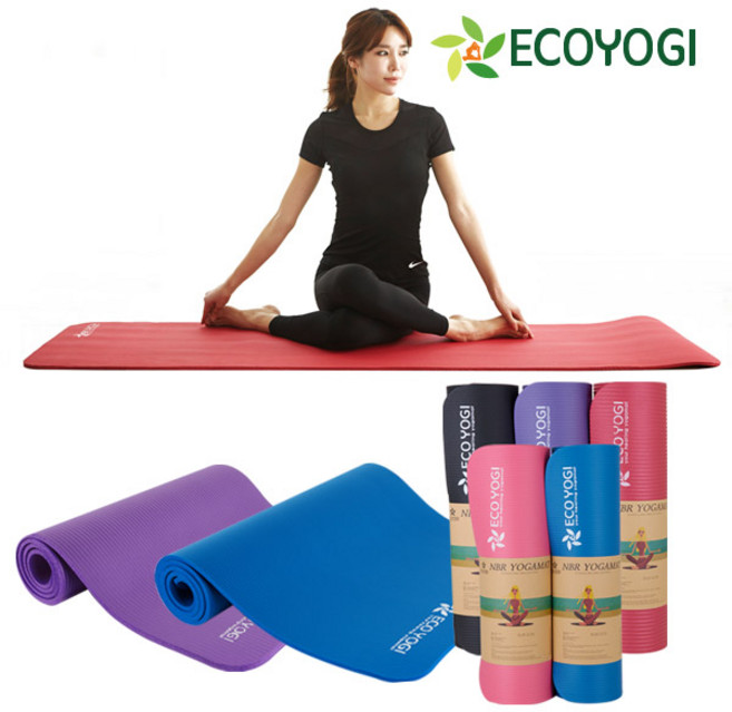 에코요기 NBR 요가매트, 블랙