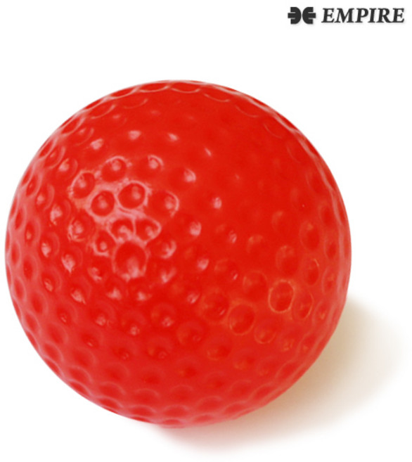 엠파이어 골프연습공 실내연습용 하드골프연습공, 하드골프연습공 빨강, 1개