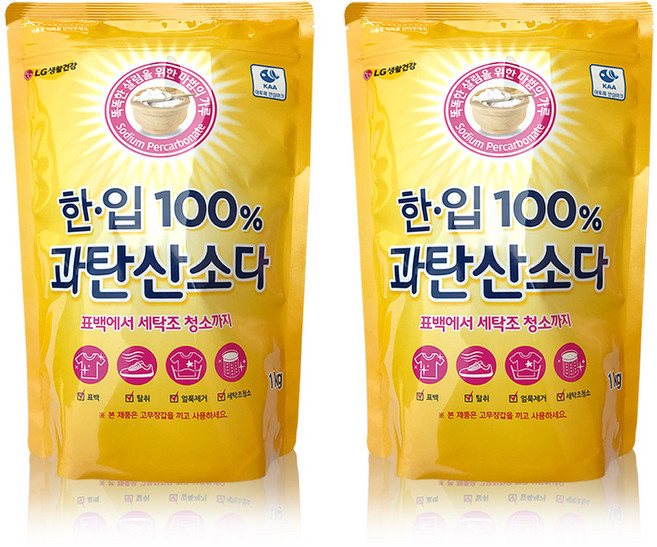 한입 100% 과탄산소다, 1kg, 2개