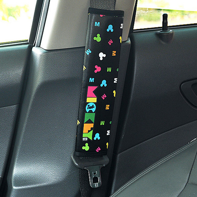 재고세일/ 디즈니 미키 팝아트 안전벨트커버(WD-366) 벨트카바, 1P, 1개