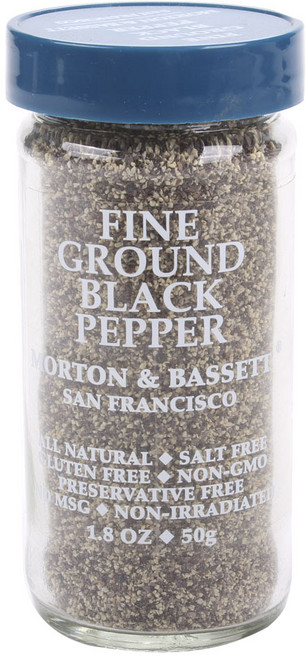 Morton & Bassett Spices Fine Ground Black Pepper, 1개