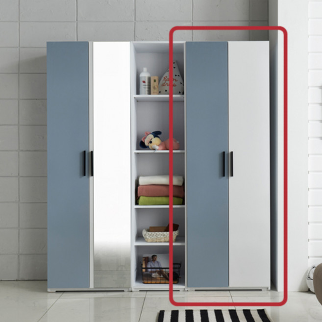 레이 600도어형 - 옷봉, 딥블루