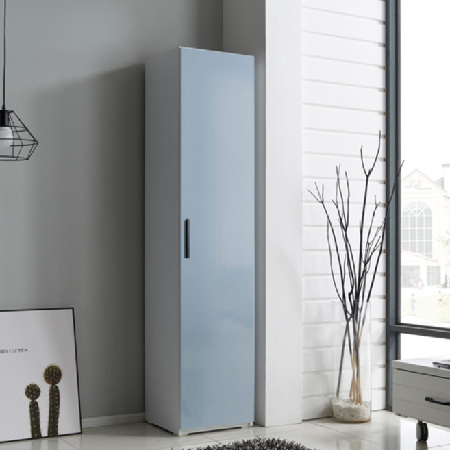 레이 광폭 옷장 400도어형 - 수납, 딥블루