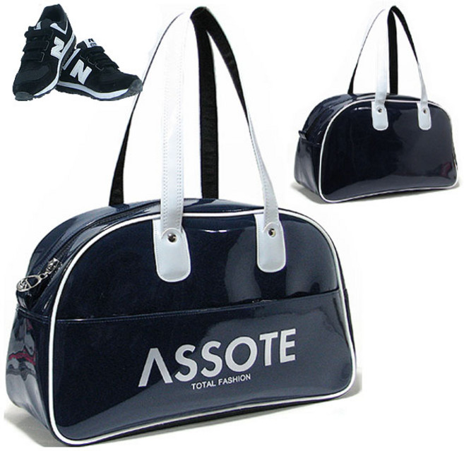 콘도라 에나멜스포츠가방 헬스가방 요가가방 수영가방 스포츠숄더백, 네이비, 1개