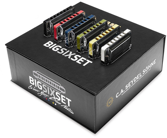 SEYDEL 쎄이델 BIG SIX 하모니카 세트/16666-SET, Bb, 1개