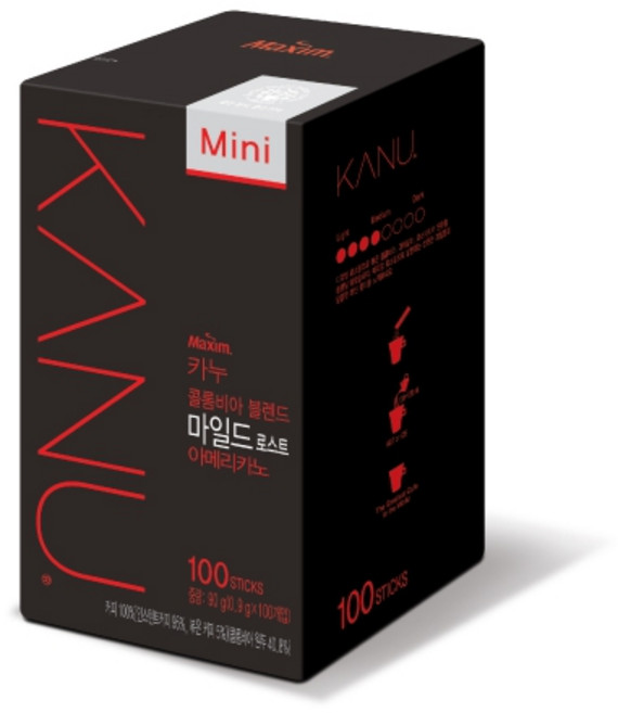 6위 - 동서)카누 미니 마일드로스트 아메리카노(100T/150T)-옵션선택, 900mg, 100개, 100개