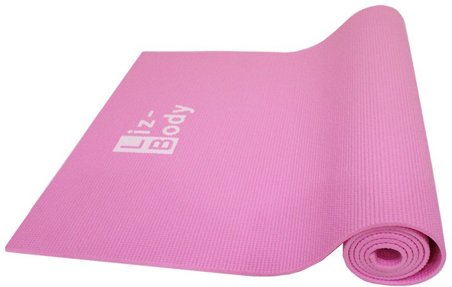 리즈바디 PVC 6mm 요가매트, Pink