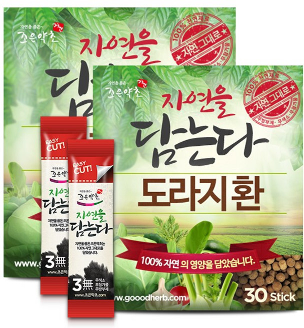 조은약초 프리미엄 도라지 환 스틱 60포 x 3g