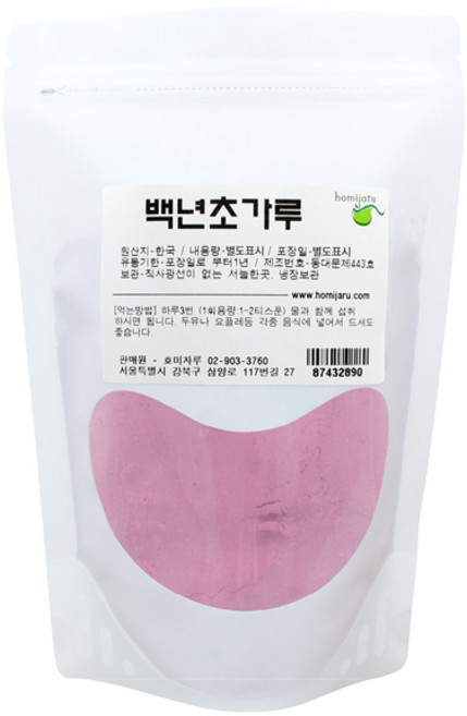호미자루 백년초가루, 500g, 1개