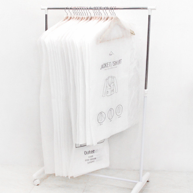 가쯔 화이트베이직옷커버양복5장, 1개