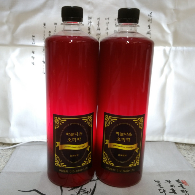 하늘다은오미자 오미자청 발효원액, 1개, 1L